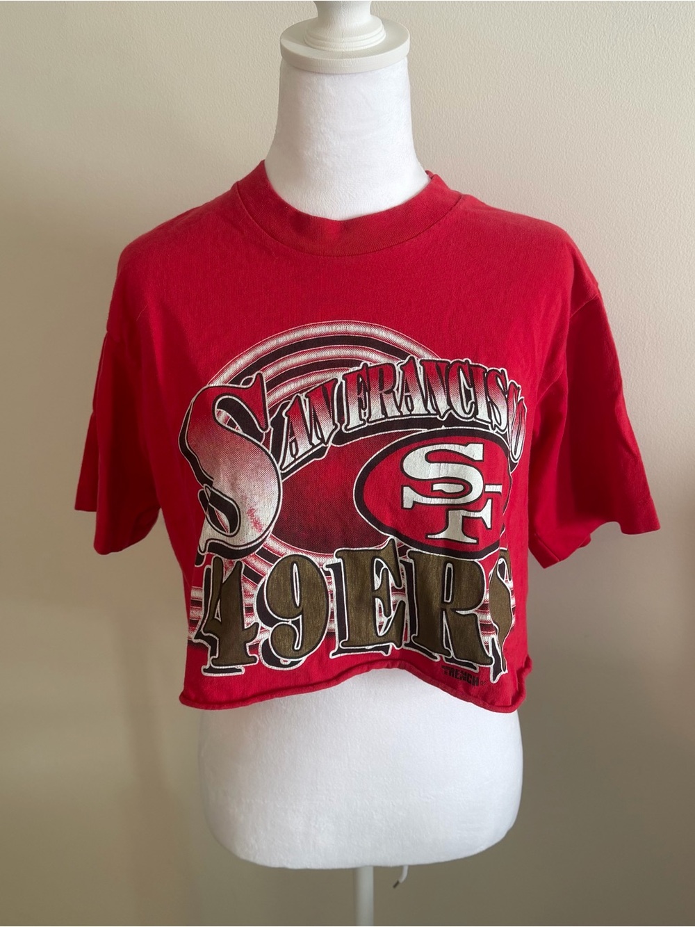 Vintage 1990s San Francisco 49ers Cropped Tee
